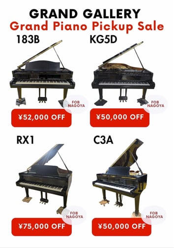 Grand Gallery- Grand Piano Pickup Sale 260205 !
